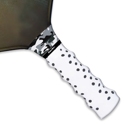 black white camo classic pickleball grip sniper skin 
