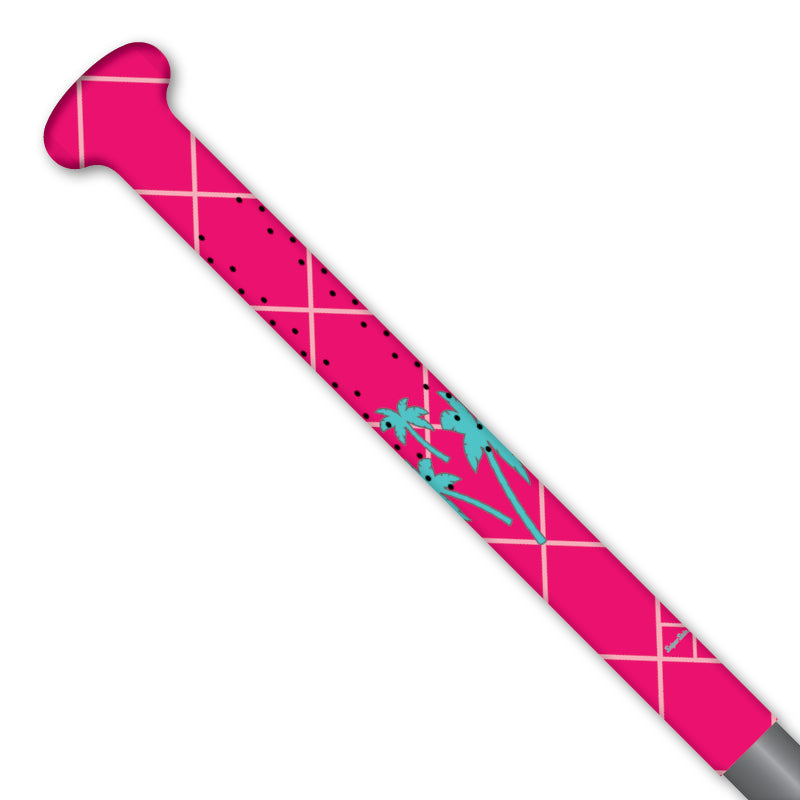 pink blue large spring break palms bat grips from sniper skin 