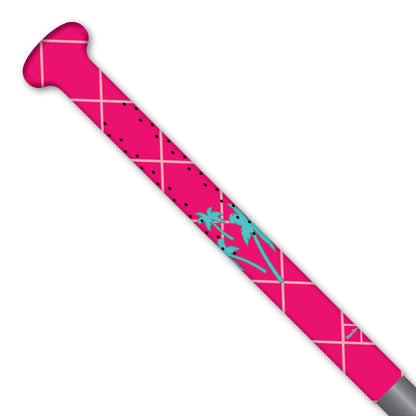 pink blue large spring break palms bat grips from sniper skin 
