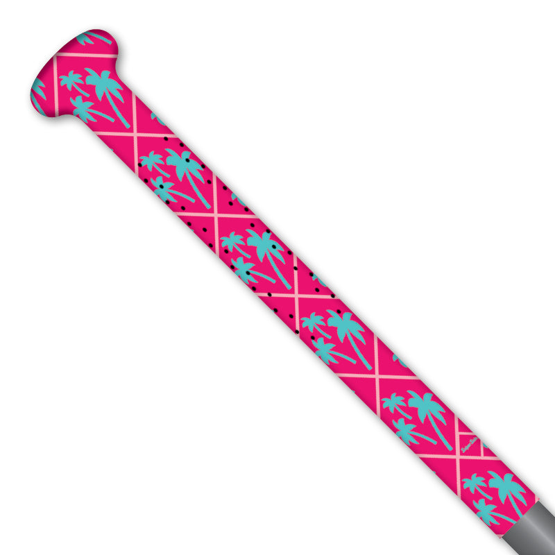 pink blue pattern spring break palms bat grips from sniper skin 