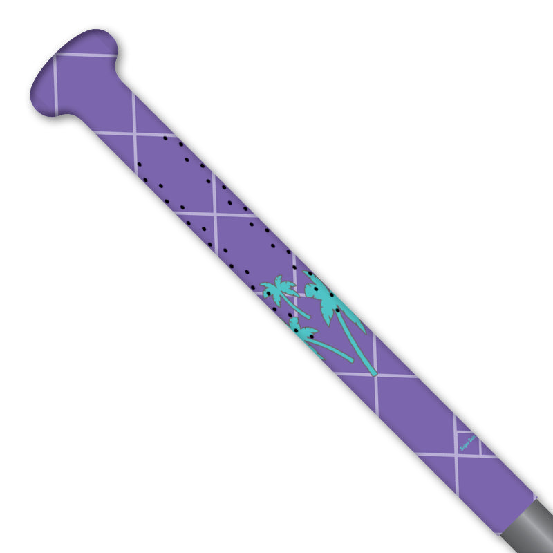purple blue large  spring break palms bat grips from sniper skin 