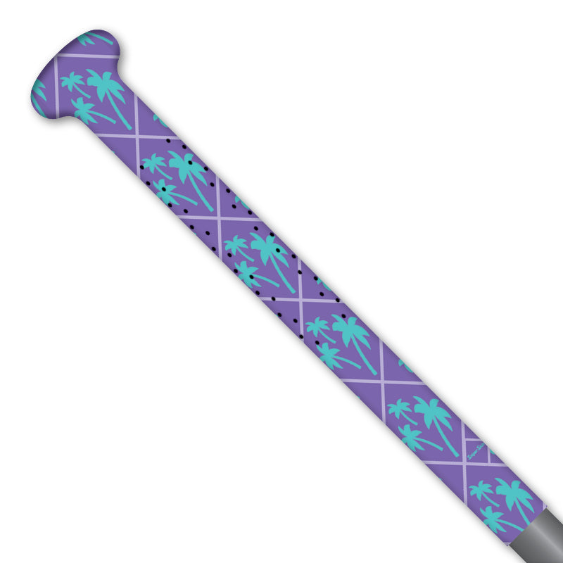 purple blue pattern spring break palms bat grips from sniper skin 