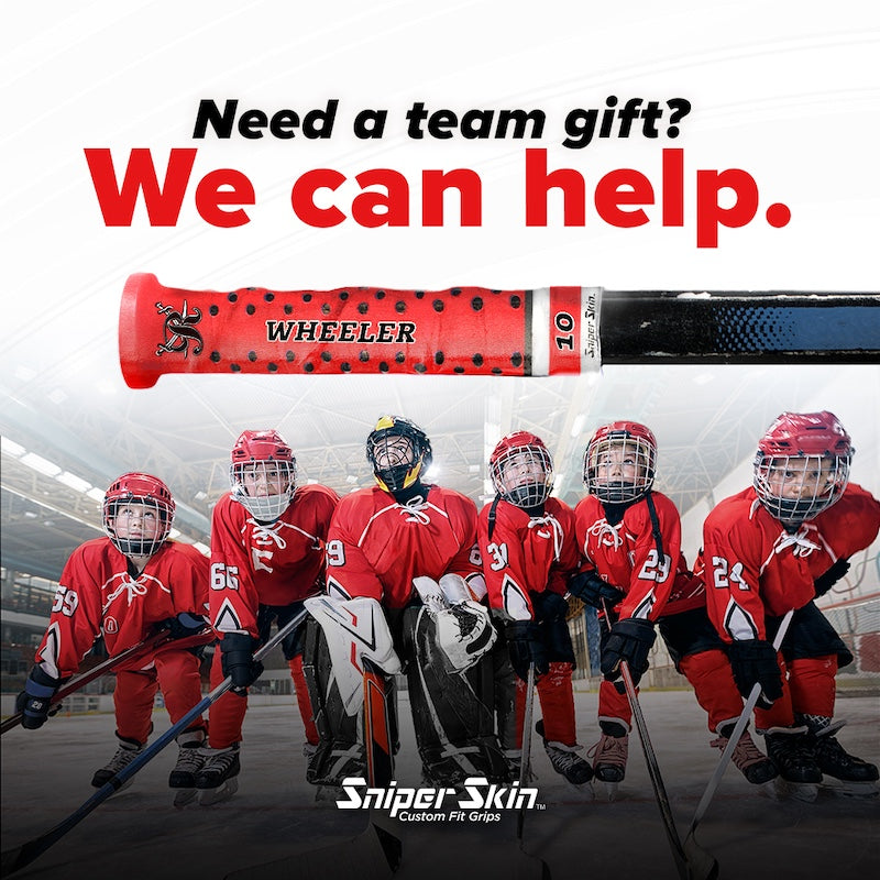 great holiday team gifts from sniper skin hockey stick grips 