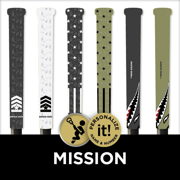 mission lacrosse grip sniper skin