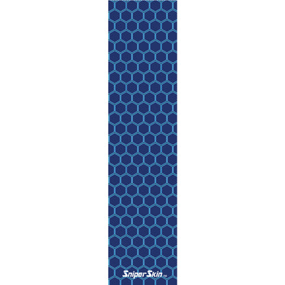 Blue hex gardening grip pattern