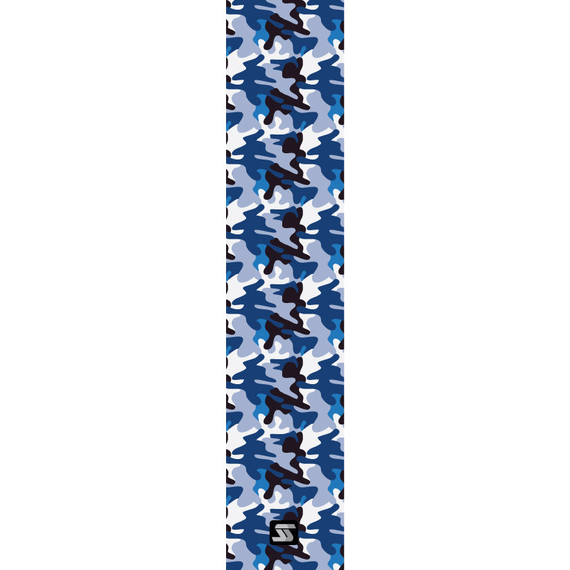 Blue white camouflage gardening grip