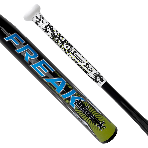 White bat grip, black print, commander pattern