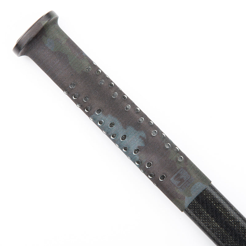 Sniper Skin on a hockey stick handle with black camo pattern