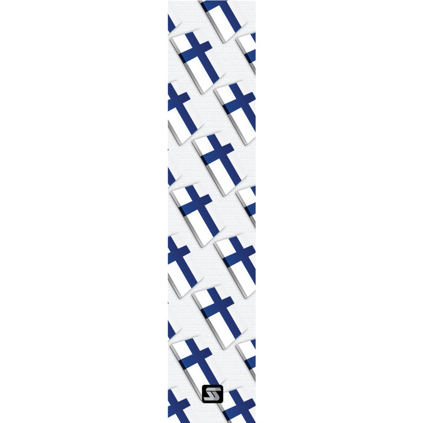 Finland flag pattern fishing grip