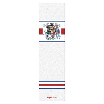 monkeys white hockey grip sniper skin 