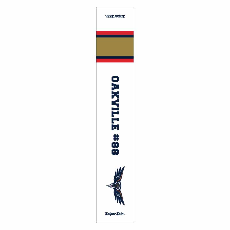 OAKVILLE HAWKS WHITE LACROSSE GRIP 
