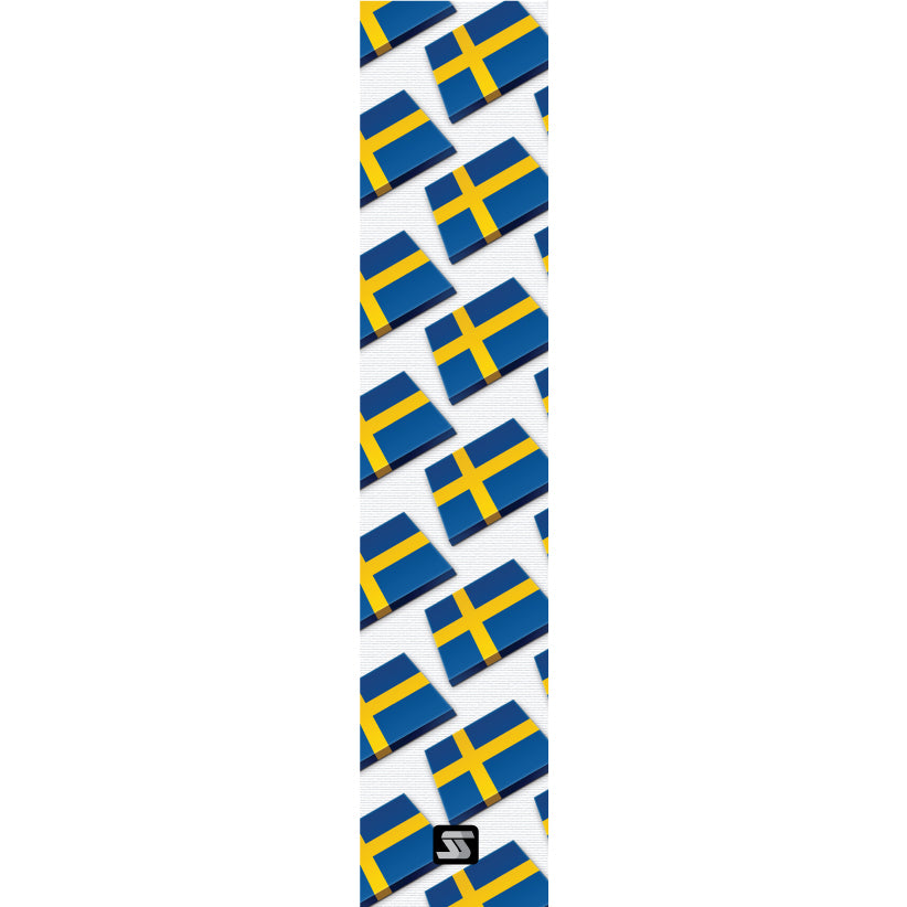 Sweden flag pattern fishing grip
