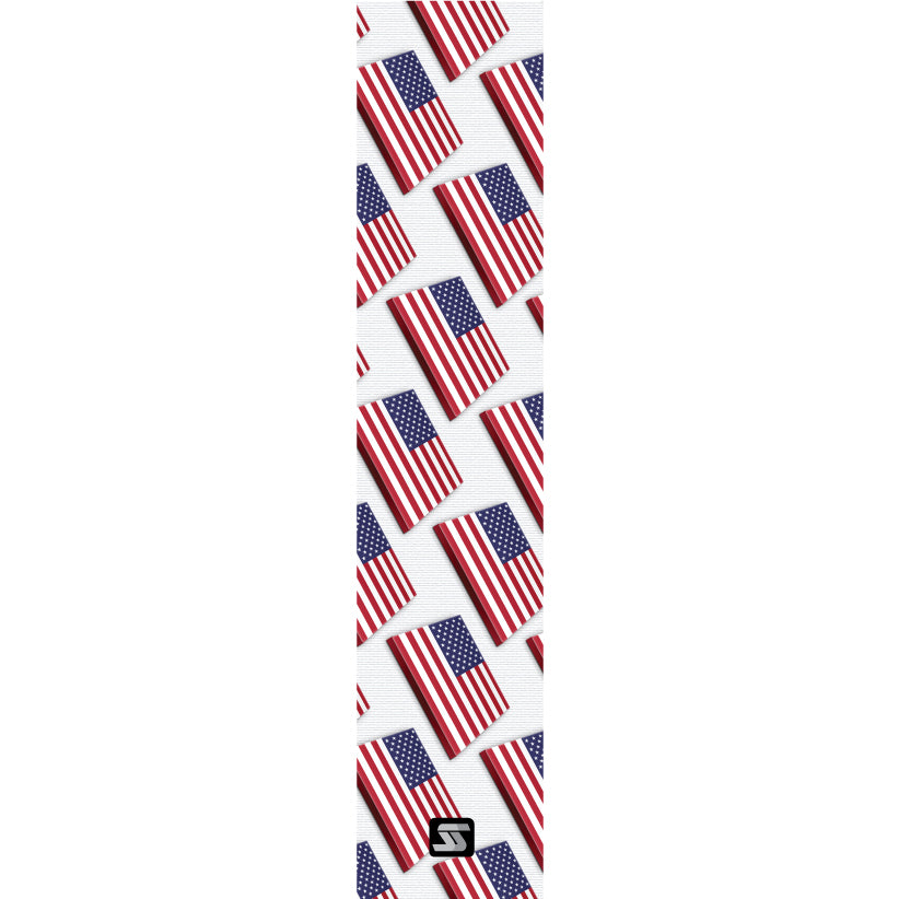 USA flag pattern fishing grip